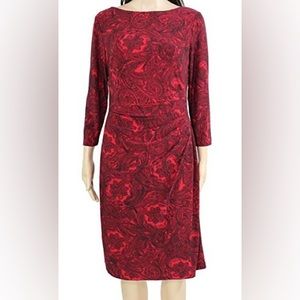 NWT Ralph Lauren Paisley Cocktail Dress